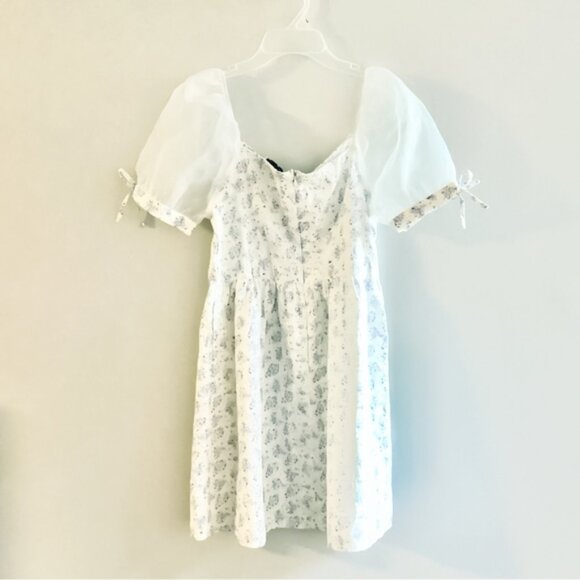 Cider Pastel Floral Lace Fairycore Princess Dress - Picture 1 of 6